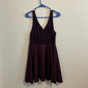 Purple dress